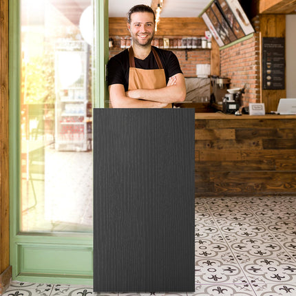 Dreamade Portable Podium Stand, Lectern Podium with 2 Storage Shelves, 4 Universal Wheels, Mobile Speaking Podium Hostess Stand Pulpits
