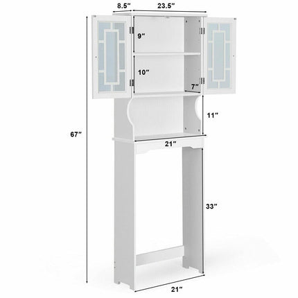 Dreamade Over-The-Toilet Bathroom Storage Space