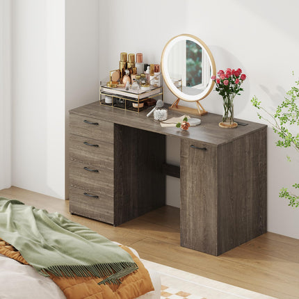 Dreamade Computer Desk with Drawers 53 Inch