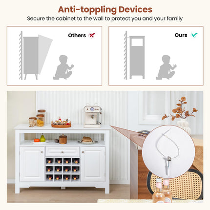 Dreamade Bar Cabinet with Storage