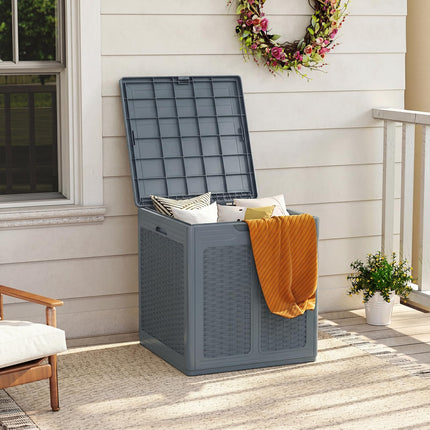 Dreamade 39 Gallon Outdoor Storage Box