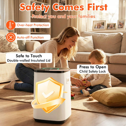 Dreamade 23L Large Hot Towel Heater with Rapid Heating and Adjustable Timer