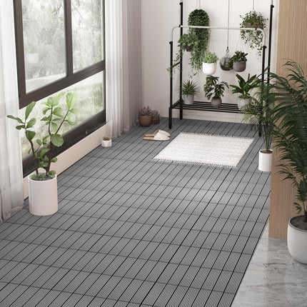 Dreamade Interlocking Deck Tiles 18/36 Pack - 12 x 12 in Composite Outdoor Flooring Covering All Weather Use