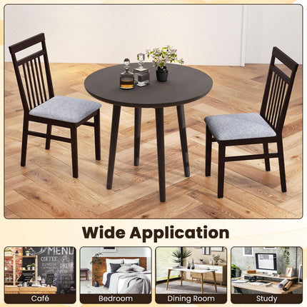 Dreamade Wood Dining Chairs Set