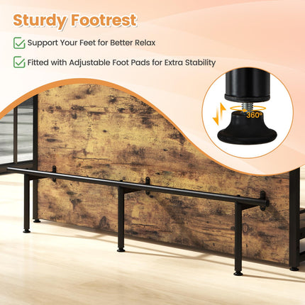 4 Tier Liquor Bar Table with Footrest - Dreamade