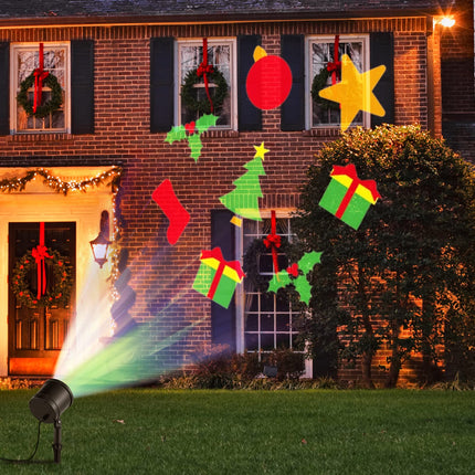 Dreamade Christmas Projector Lights Rotating Projection Lamp with 65° Adjustable Angle