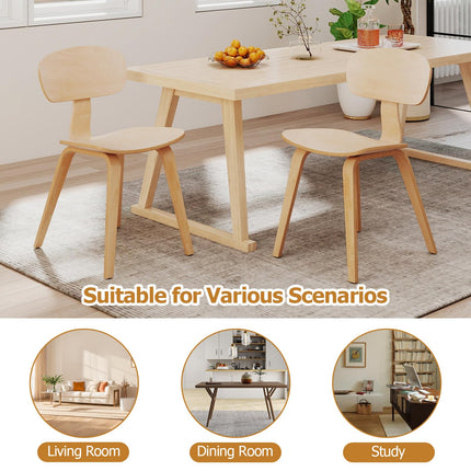 Dreamade Modern Dining Chair Set of 2/4 with Wide Seat