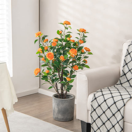 40" Artificial Camellia Tree - Dreamade