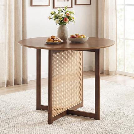 Dreamade 37.5" Round Dining Table for Dinette Living Room