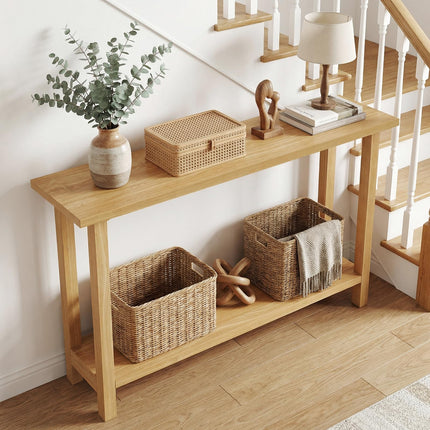 Dreamade 47" Solid Wood Console Table(47" x 12" x 32")