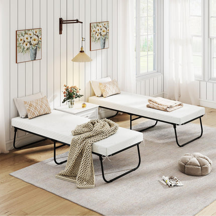 Dreamade Folding Bed with Mattress for Adults