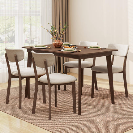 Dreamade 48-Inches Rectangular Wooden Dining Table for 4