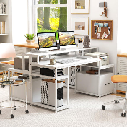 Dreamade Computer Desk with Drawer