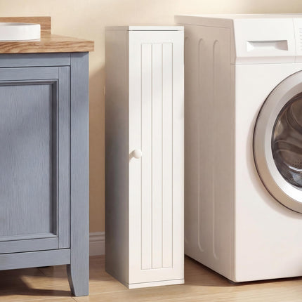 Dreamade Small Bathroom Storage Cabinet with Door and Removable Shelves