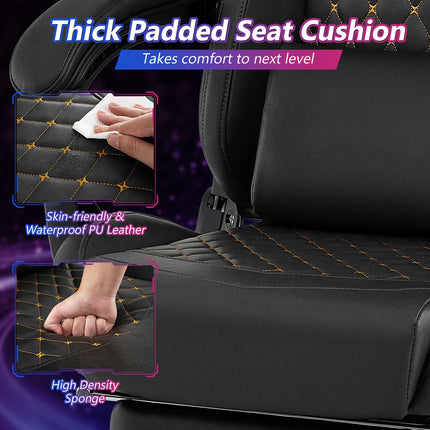 Dreamade Gaming Chair High Back Video Game Chair with Footrest