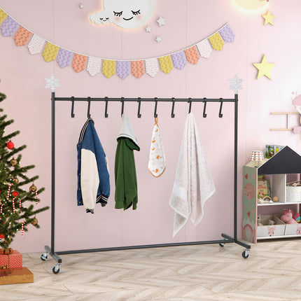 Dreamade 10-Hook Christmas Stocking Holder Stand on Wheels