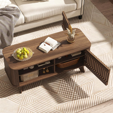 Dreamade Rectangle Coffee Table with Storage