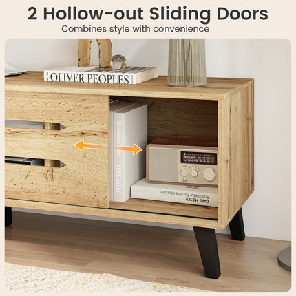 Dreamade Mid Century Modern TV Stand for 55-65 Inch TV
