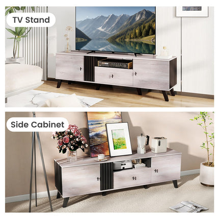 Dreamade Modern TV Stand for 65-80 Inch TV