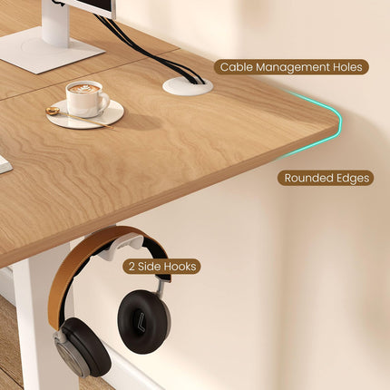 Dreamade 63 x 24 Inch Electric Standing Desk w/ 3 Memory Presets