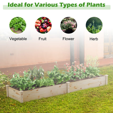 Dreamade Wooden Raised Garden Bed
