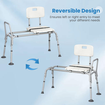 Dreamade Sliding Tub Transfer Bench for Bathtub