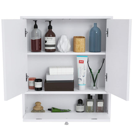 Dreamade Bathroom Cabinet Wall Mounted Mirrored Storage Organizer