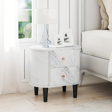 Dreamade 2-Drawer Nightstand Set of 1/2