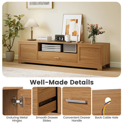 Dreamade Farmhouse Rustic TV Stand for TVs up to 80"