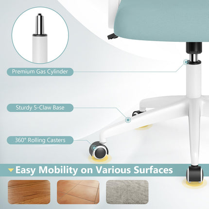 Dreamade Ergonomic Desk Chair with Flip-up Arms & Lumbar Support