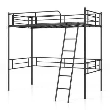 Metal Loft Bed Twin Size - Dreamade