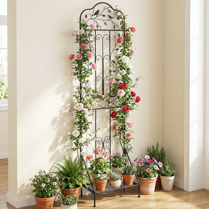 Dreamade Metal Garden Trellis for Climbing Plants