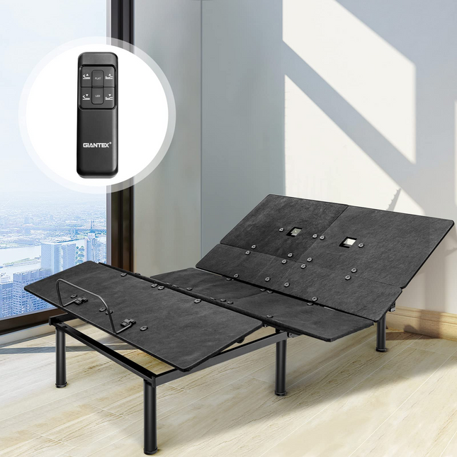 Dreamade Adjustable Bed Base w/ Wireless Remote Control, Electric Bed Frame
