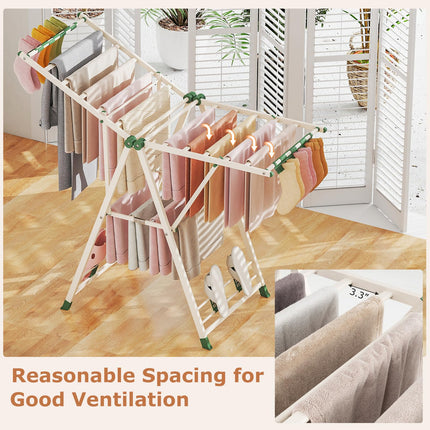 Dreamade Clothes Drying Rack with Height Adjustable Wings