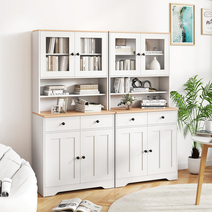 Dreamade 67" Kitchen Pantry Cabinet for Dining Room
