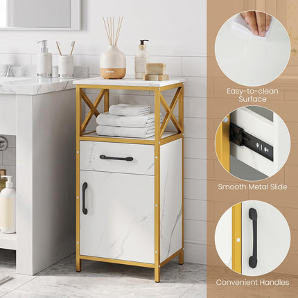 Dreamade Bathroom Storage Cabinet with Drawer