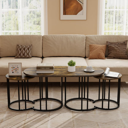Dreamade Nesting Coffee Table Set of 3