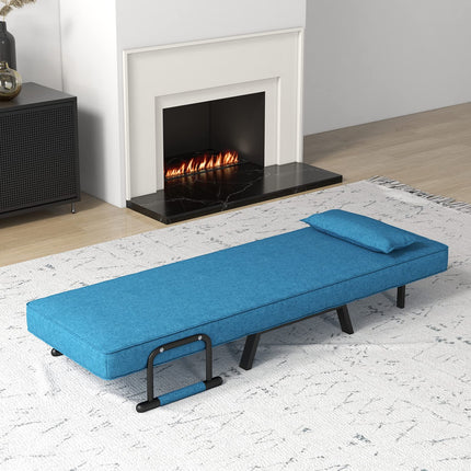 Dreamade Convertible Sofa Bed, 4-in-1 Sleeper Chair with Pillow