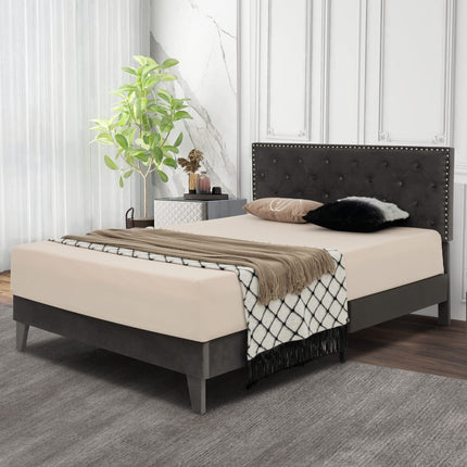 Dreamade Upholstered Full Size Bed Frame