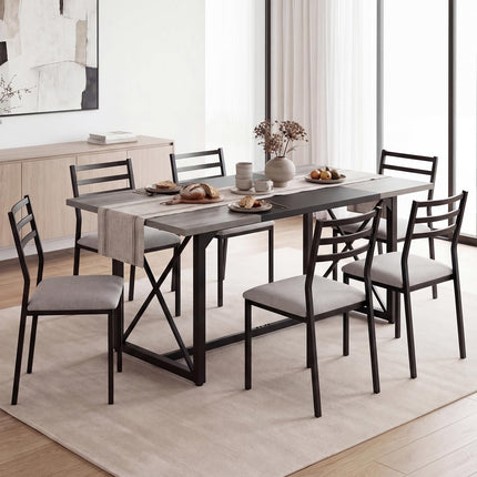 Dreamade 6FT Large Rectangle Conference Table with Power Outlets (1/2)