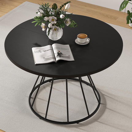 Dreamade 47" Round Farmhouse Kitchen Table for 4