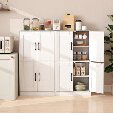 Dreamade Bathroom Cabinet 43.5 inch Storage Cabinet with Doors and Adjustable Shelves