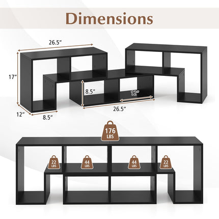 Dreamade Free-Combination TV Stand for Bedroom - Entertainment Center for 50 55 60 65 Inch TV