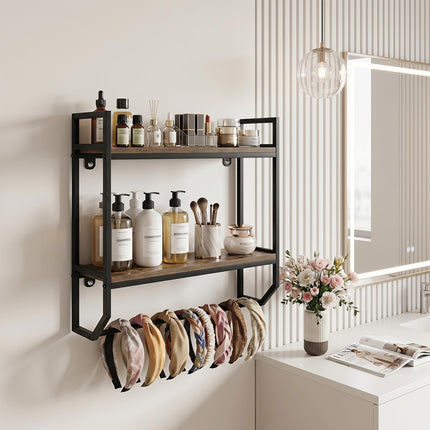 Dreamade Bathroom Shelf with Towel Bar