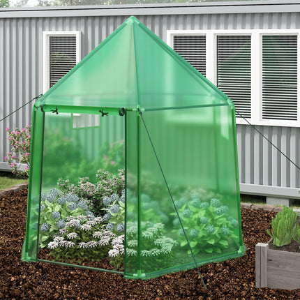Dreamade 6.5 x 5.7 x 6.3 FT Greenhouse Portable Walk in Outdoor Hot House Tent