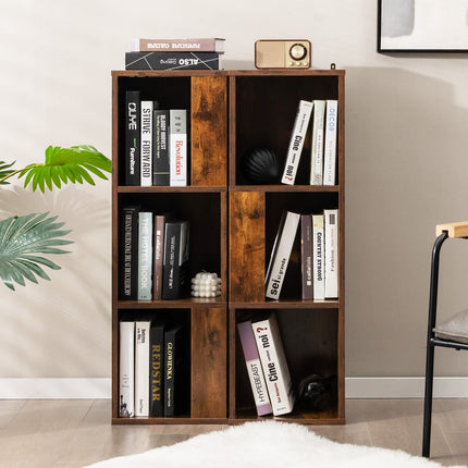 Dreamade 6 Cube Bookcase