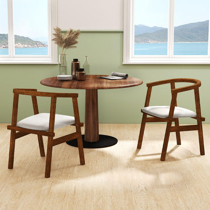 Dreamade 2/4 Wooden Dining Chairs Set