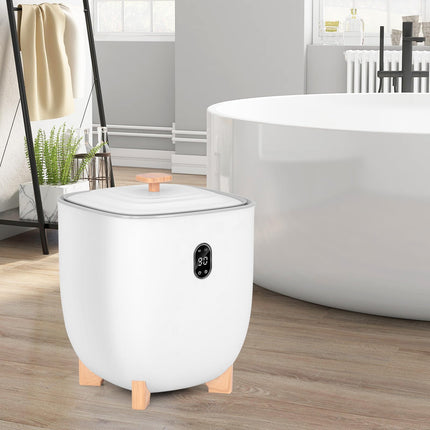 Dreamade 25L Towel Warmer Bucket - Electric Towel Heater for Bathroom, 2 Temperature Settings, 20-60 Timer