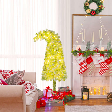 Dreamade 5FT / 6FT / 7FT Whimsical Christmas Tree | Bendable Grinchs Xmas Tree
