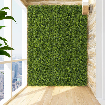 Dreamade 20" x 20" Artificial Boxwood Panels 12PCS, 33.3 Sq.ft Garden Privacy Fence Screen (Boxwood)
